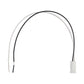G4 LED bulb socket holder cable with two-wire leads and white connector ends