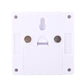 White back plate of COB rectangle switch night light with two screws and terminals