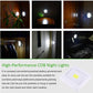 Compact white COB rectangle switch night light shown in dark room lighting