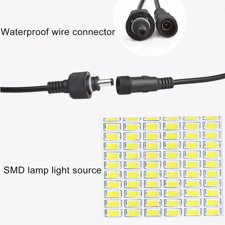 Waterproof wire connector cable and SMD LED light source panel