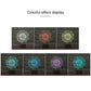 Sunflower 3D LED night light with multiple color glow options on black base