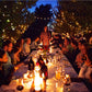 E27 smart light socket adapter used on a dinner table lighting scene