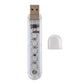 USB LED night light with clear cap, visible circuitry, dome diffuser over LEDs