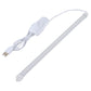 34cm USB LED bar light with switch and USB plug, white body and diffuser
