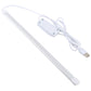 USB LED strip bar light with controller switch, white cables and end caps