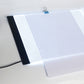 Slim LED tracing light box with vertical light strip and white surface