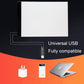 Portable LED tracing light box with USB plug, thin white panel