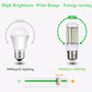 LED SMD 5730 bulb with frosted lens and silver screw base, shown in lighting diagram