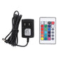 30cm LED globe light power adapter, cable, and color remote controller