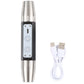 Dual-head USB rechargeable flashlight with USB charging cable and plug