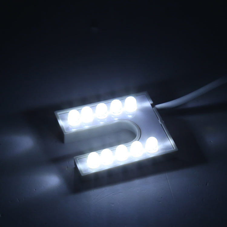 Sewing machine LED lamp glowing U-shaped magnetic light panels with bright LEDs
