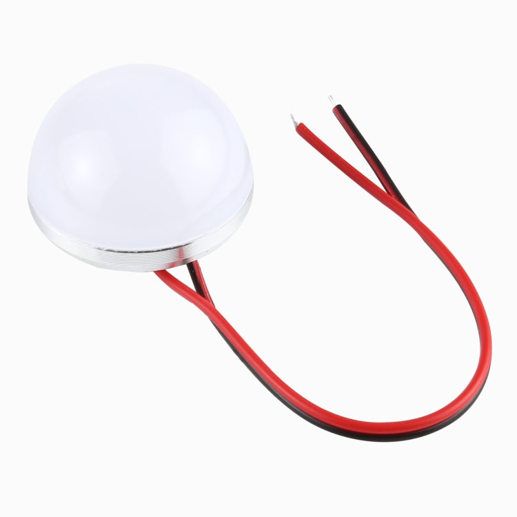 35mm LED bulb module with side view dome lens and twin wire leads