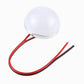 35mm LED bulb module with dome lens and red/black wire connections
