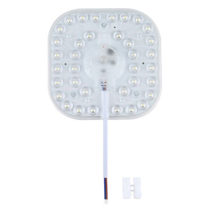Square LED ceiling light module with 36 LEDs and two-wire connector