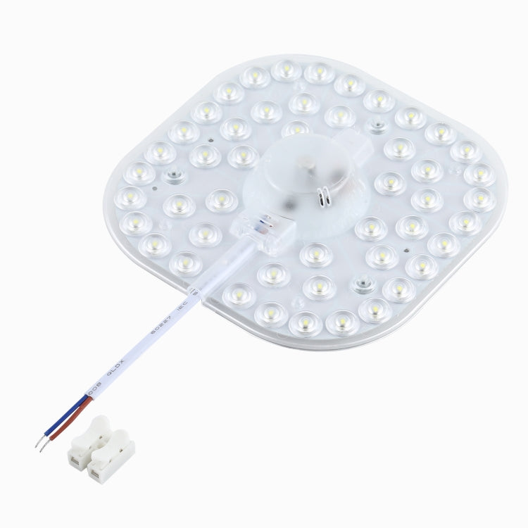 LED ceiling light module with 48 white LED bulbs, center diffuser, and wire connectors