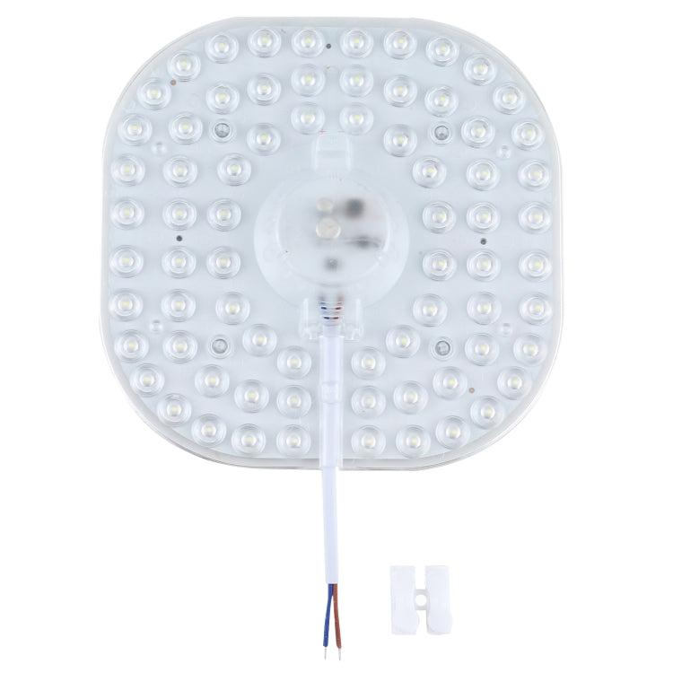 Round LED ceiling lamp module with 72 white LEDs, wired lead and base