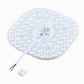 Round LED ceiling lamp module with 72 LEDs, underside socket and power wires