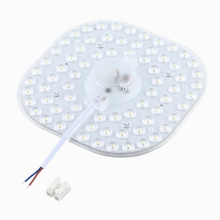Round LED ceiling lamp module with 72 LEDs, underside socket and power wires