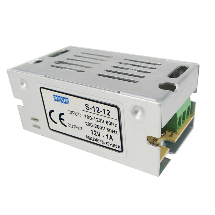 SOMPOM LED driver power supply with input/output label and green screw terminals