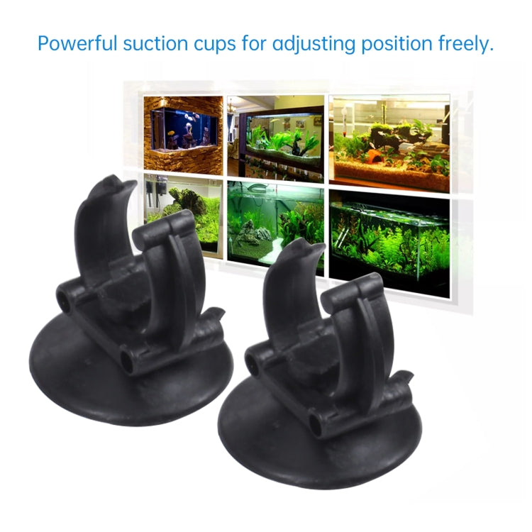 UV germicidal lamp with black suction cup mounts for adjusting position