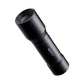 Black cylindrical portable flashlight with grip rings and BEEBEST logo on barrel
