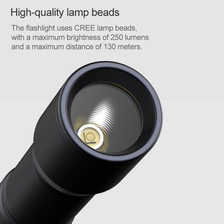 Front flashlight head with circular lens and reflector, BEEBEST logo on body