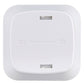White square LED sensor light back with mounting slots and battery door