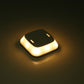 Illuminated black LED square motion sensor light with bright glow