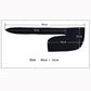 Long-tailed headscarf size diagram: 89 cm length x 25 cm width.