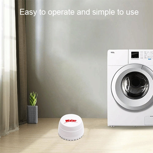 White water leakage detector with red Water logo, small round sensor dome.