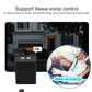 Black garage door WiFi controller with indicator LEDs for Alexa voice control