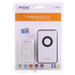 Wireless doorbell kit retail package showing receiver and transmitter, model V018G