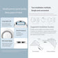 Smoke alarm detector installation diagrams with close-up of perforated sensor unit
