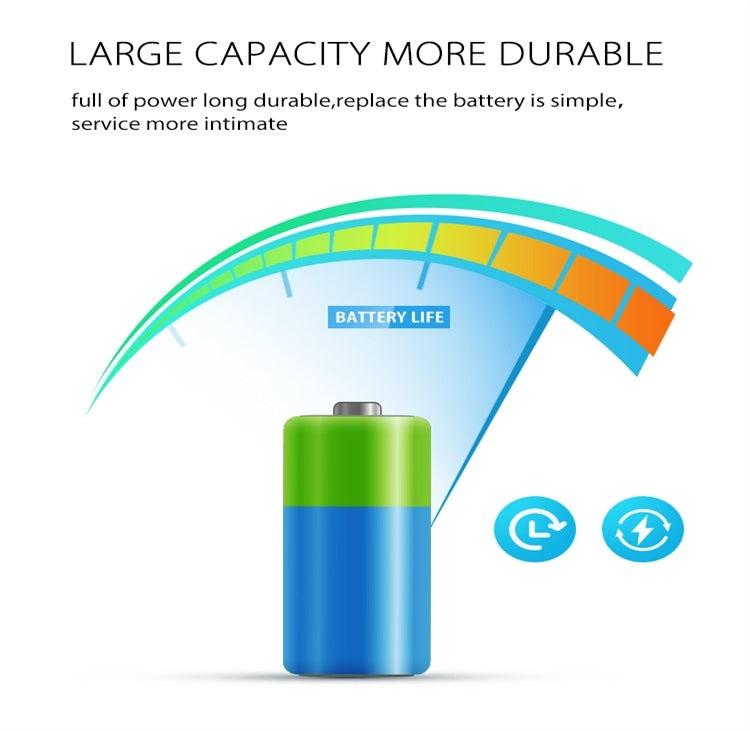 Rechargeable battery life graphic for PIR motion sensor power backup.