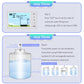 Installation guide steps with SET setup and transmitter power-on instructions