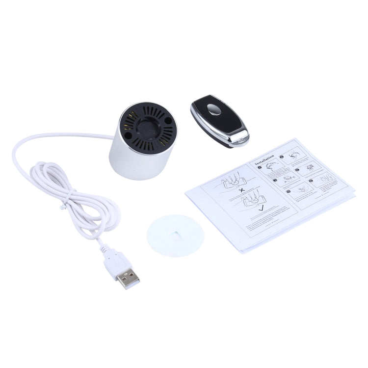 Cylindrical security stand kit with USB Type-A to Type-C cable and accessories