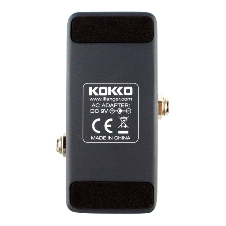 KOKKO FLP2 mini SOS loop recorder pedal rear panel with KOKKO specs label