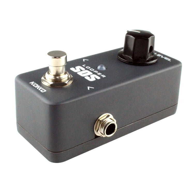 KOKKO FLP2 mini SOS loop recorder pedal with two metal top switches and output jack