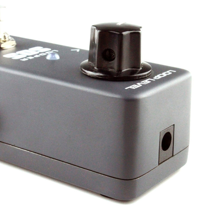 KOKKO FLP2 mini SOS loop recorder pedal side with DC label and input jack