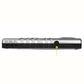 Roll-up electronic keyboard piano with side ports and headphone output