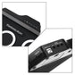 Black electronic drum control strip with on/off buttons and USB port panel