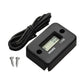 Digital timer alarm clock kit with LCD unit, black cable cord and mounting screws