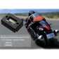 Waterproof digital timer alarm clock with LCD screen, shown near motorcycle