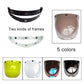 Motorcycle bubble visor with two frame styles and five lens color options