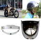 Motorcycle helmet visor with clear transparent frame, dark smoke tint