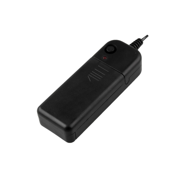 Black inline switch controller for motorcycle helmet light strip with cable