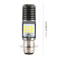 PX15D LED headlight bulb with tall metal housing and yellow SMD LED array