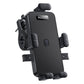 Yesido black rotatable phone holder with textured mount and side clip arms