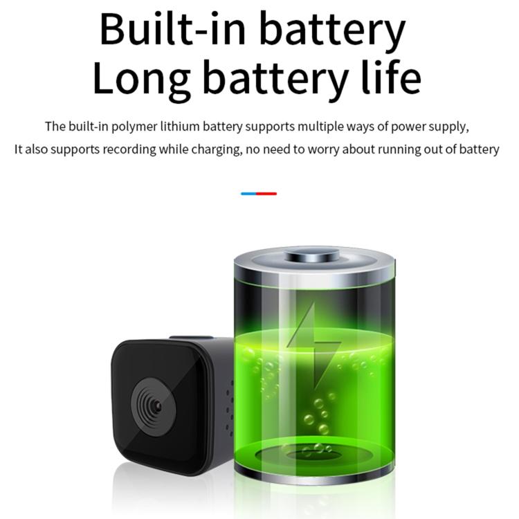 Mini waterproof HD smart camera with built-in battery design