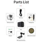 Mini waterproof HD smart camera kit with host unit, waterproof case and accessories